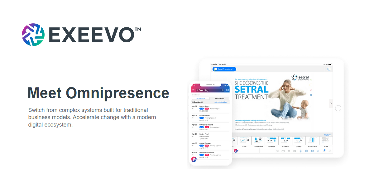 screenshot of Exeevo Omnipresence